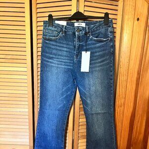 Mica blue denim high rise boot cut jeans - size 13/31
